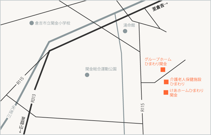 関金エリア地図